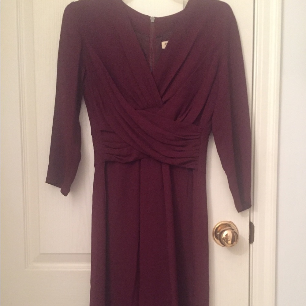 Burberry faux-wrap dress, Size 4